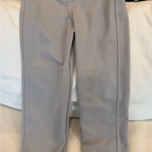 Easton Youth Light Gray baseball pants